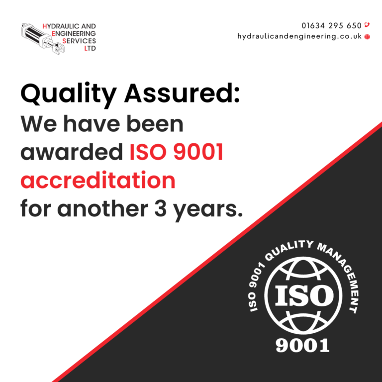 Delivering Quality: Hydraulic and Engineering Services ISO 9001 Accreditation